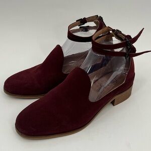 Free People Lenox maroon flat